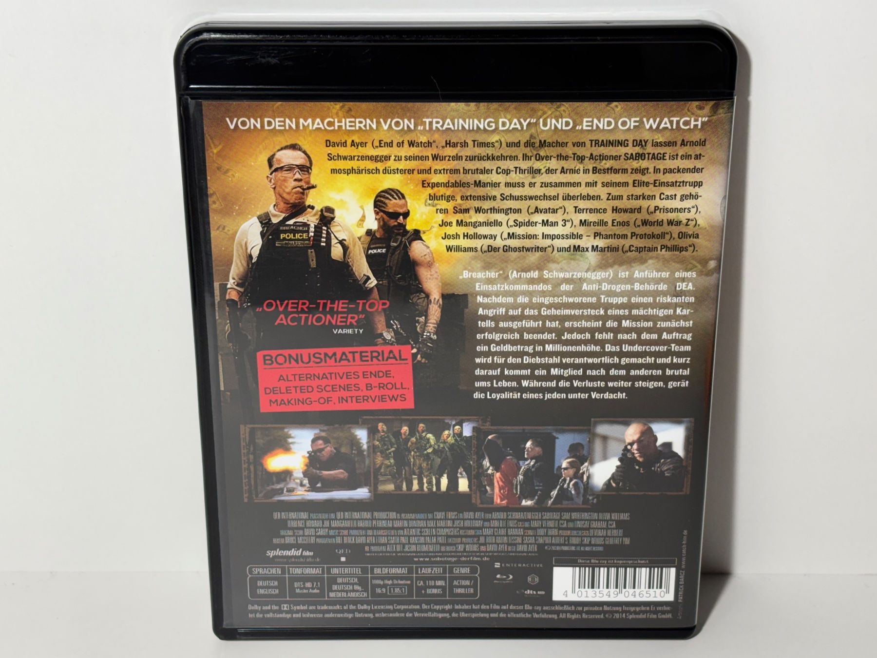 Tutti i DVDs: Sabotage Blu Ray Uncut – Usato da Wilderswil venduto da Sstriker 1