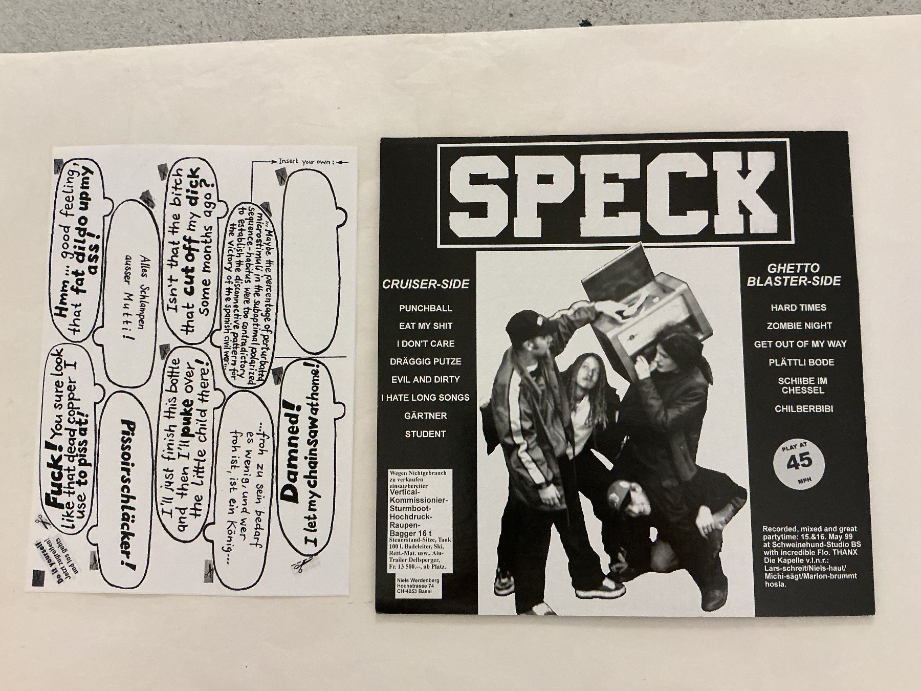 Vinyles: Speck LP. - Schweizer Punk – D'occasion à Winterthur par Tumko_7_Vinyl 1