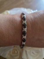 Silber 925 Armband vergoldet &  Saphire