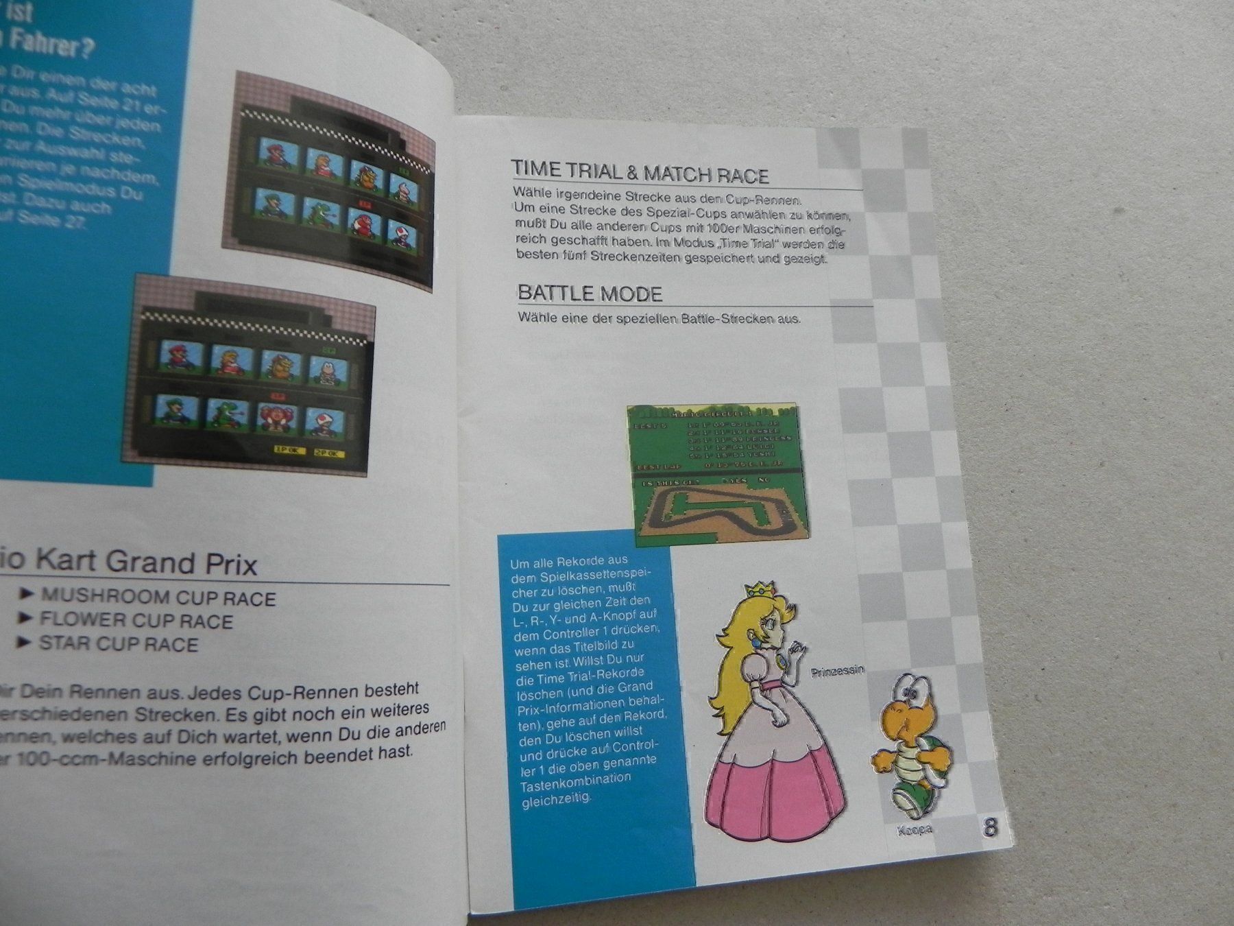 Giochi: Anleitung SNES Nintendo Super Mario Kart – Usato da Siebnen venduto da krimsie 4