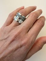 Ring Michael Kors Silver Size 6 with stones