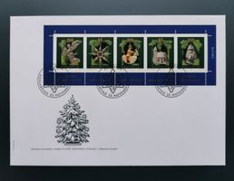 Schweiz FDC Sonderblock Weihnachtsmarken, 2004