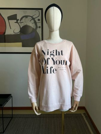 H&M Felpa rosa Night of Your Life, XS - 160/80A