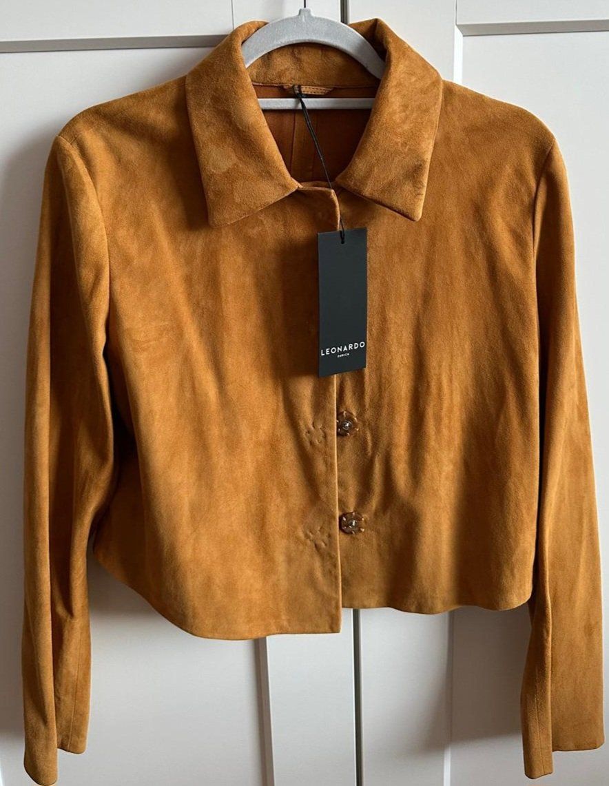 Giacche: Trendige Wildleder Jacke von Leonardo, Größe M – Nuovo e nell'imballaggio originale da Zürich venduto da Pero6 6