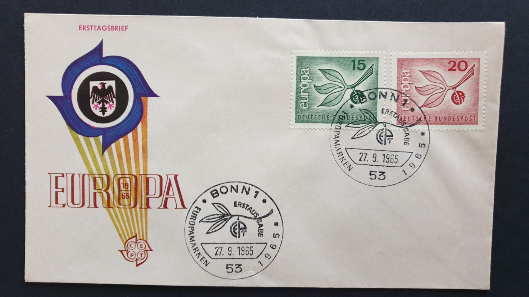 Alle Briefmarken: Deutsche Bundespost. Europa. – Gebraucht aus Goldach von armando_r 2