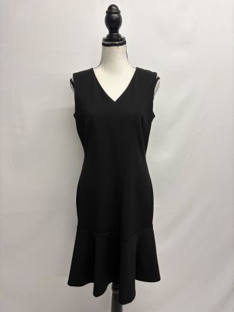 Calvin Klein Elegantes, schwarzes Kleid 38 ärmellos