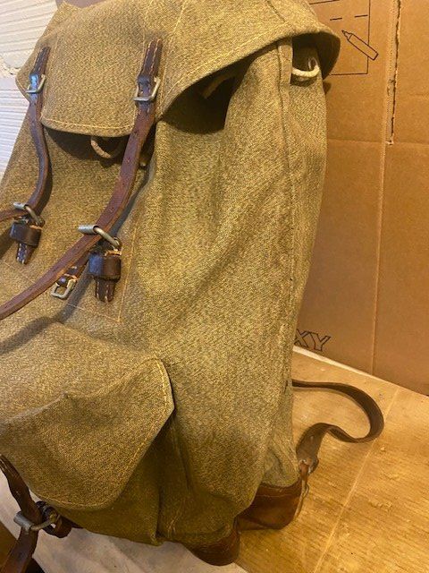 Schweizer Armee Zaini: MILITÄR RUCKSACK 1955  CH ARMEE – Usato da Chur venduto da silbermon 2