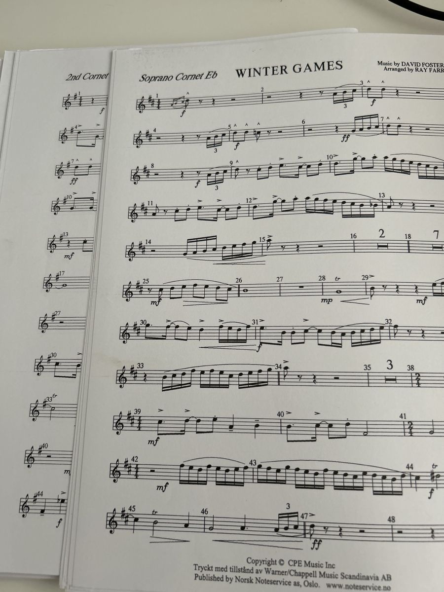 Libri: Brass Band Noten: Wintergames – Nuovo (secondo la descrizione) da Galgenen venduto da Red27 2