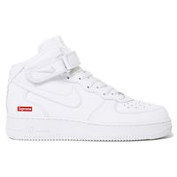 Supreme/Nike Air Force 1 Mid Supreme Weiss Gr. 41