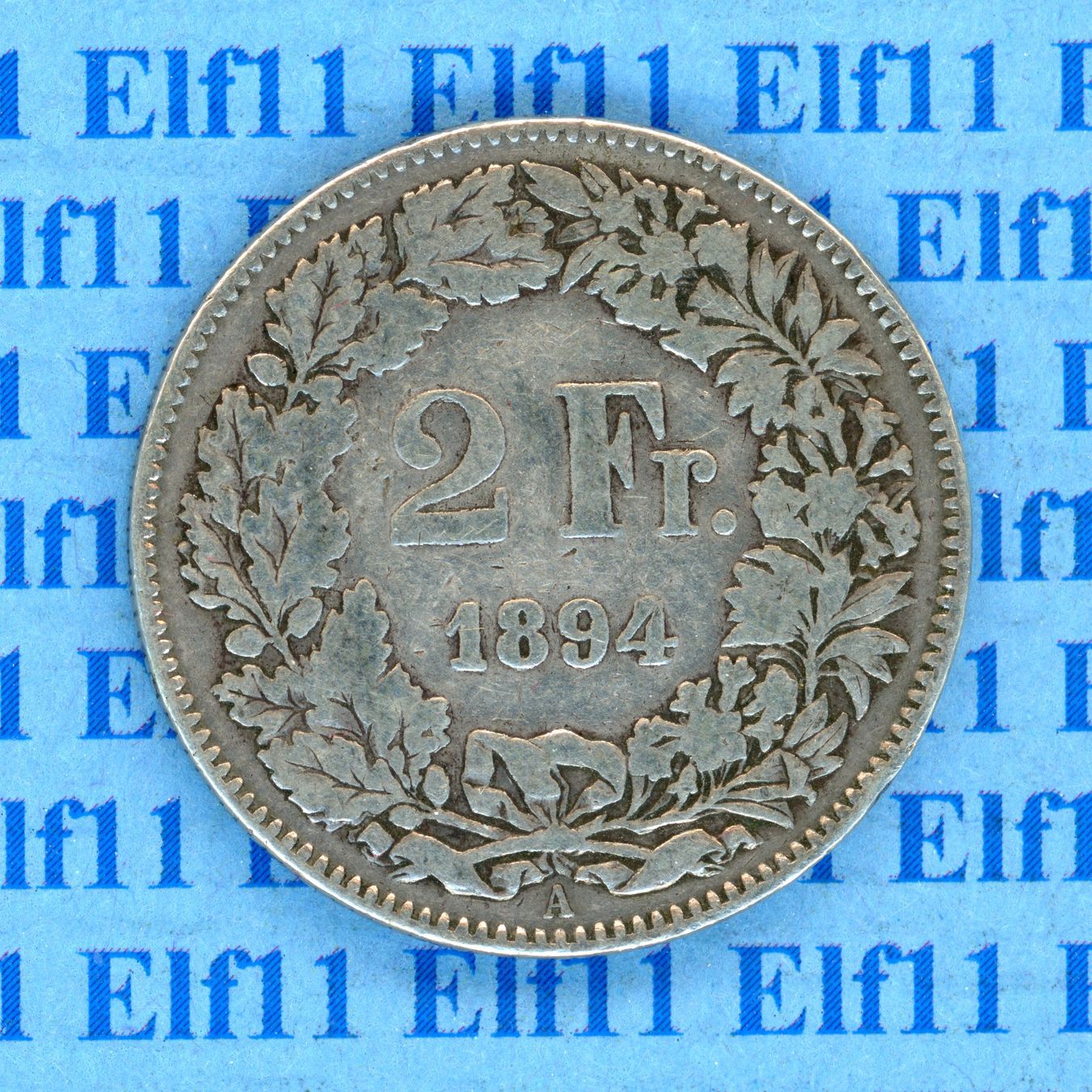 Toutes les monnaies: CHF___2.00 1894 s+ 2 Franken – D'occasion à Widnau par Elf11