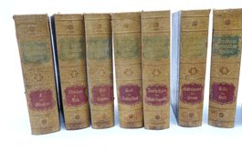 Brockhaus antike Bücher 1-17 fantastische Ilustrationen