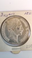 Bayern Silber Taler 1855, König Max II, Top Zustand! (W4)