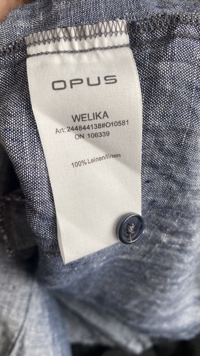 Opus Robes: Opus Leinenkleid Hemdkleid 100% Leinen – D'occasion à Obfelden par tan_9lj9 8