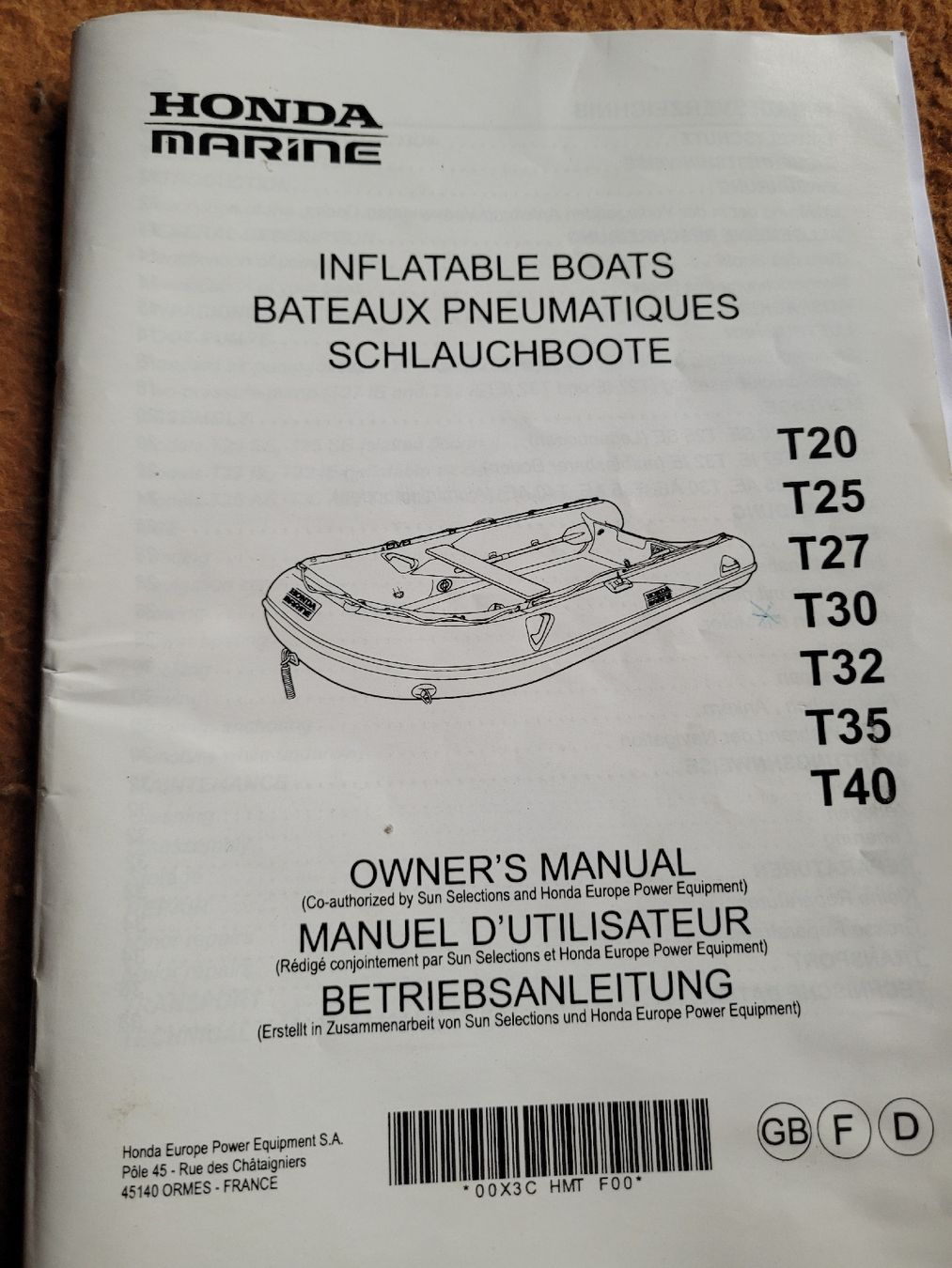 Boote: Honda Marine Schlauchboot  – Defekt aus Brienz BE von Hundechef 9