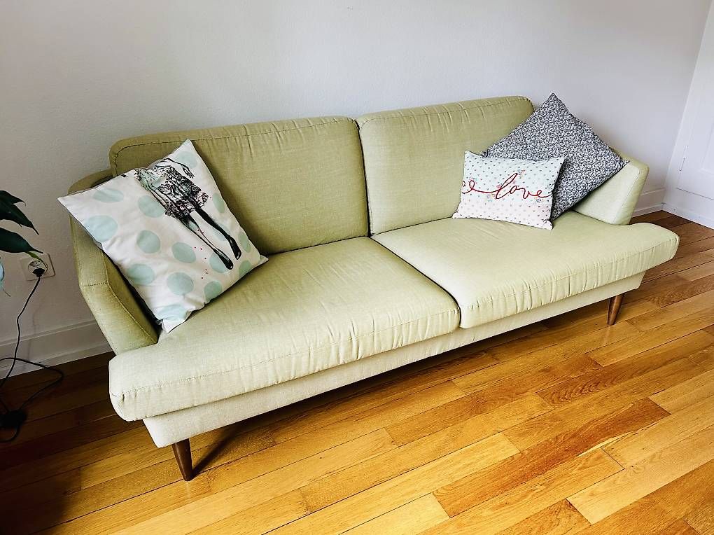 Interio Divani: Grünes 2er Sofa (Interio) – Usato da Bern venduto da myb02 2