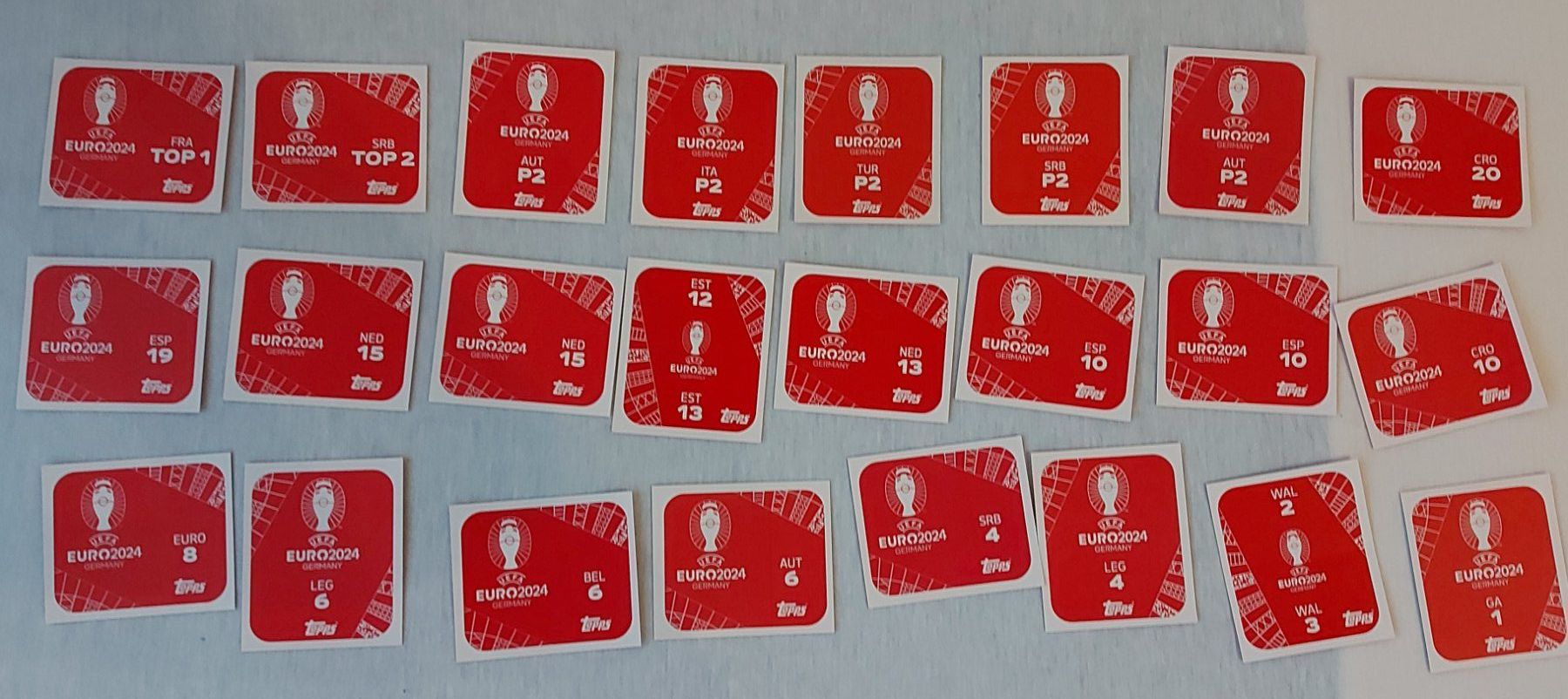 Carte collezionabili: Uefa Euro 2024, 24 Sticker – Nuovo (secondo la descrizione) da Ittigen venduto da giallosole 2