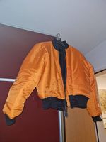 US Pilotenjacke L&XL / US Pilotenjacke MA1, schwarz