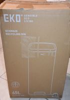 Neu Eimer Treteimer 45l /originalverpackt/Silber /NP:189 Fr
