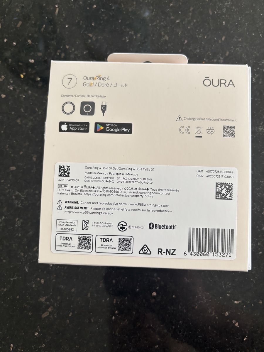 Oura Anelli: Oura Ring 4 Gold, Grösse 7  NEU – Nuovo e nell'imballaggio originale da Zürich venduto da marina76 1