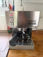 Gaggia Cubica Chrom Kaffeemaschine Siebdruck