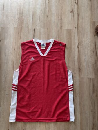 Débardeur de sport Adidas rouge blanc. M  comme neuf homme