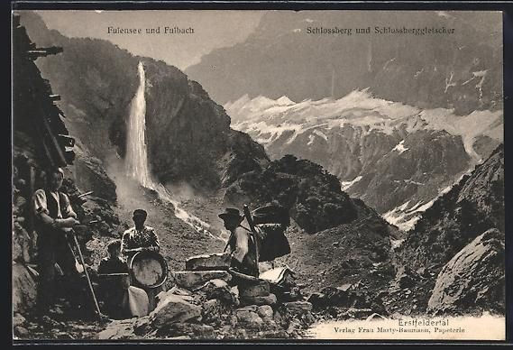Cartoline postali: Erstfeld, Fulensee, Fulbach, Schlossberg – Usato da Berlin venduto da bartko-reher