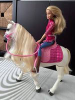 Barbie DreamHorse Traumpferd FTF02 mit Barbie  interaktiv