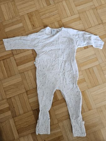 pyjama Grösse 74 ( geht gut bis 80), weiss, Top Zustand
