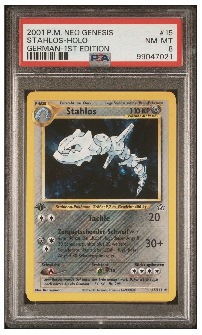 Pokémon Carte collezionabili: Psa Neo Genesis Stahlos – Nuovo (secondo la descrizione) da Herznach venduto da Terratemptrop