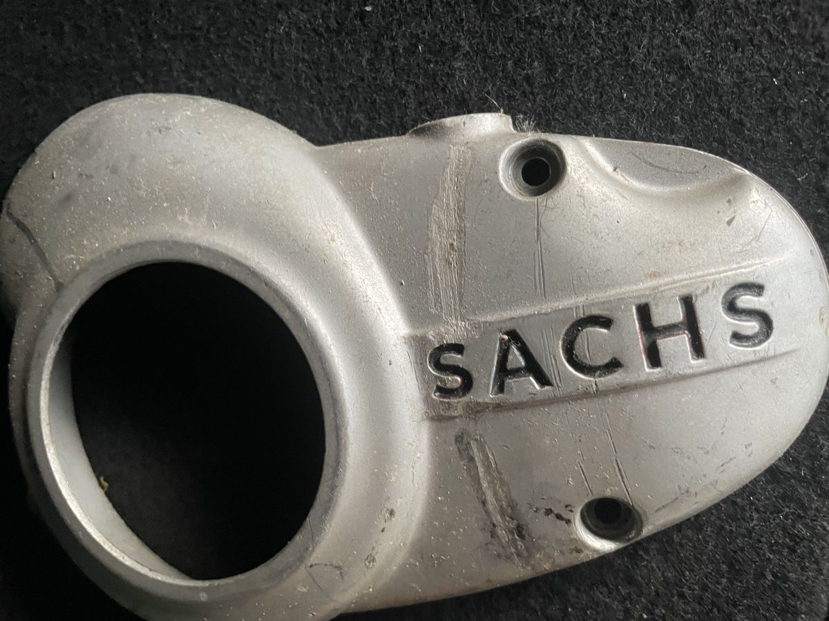 Sachs Mofa-Ersatzteile: Kühlerblech Sachs 502  Handgeschaltet Kühlerblech – Defekt aus Ibach von brunnen55