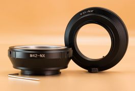 2x Objektivadapter für Samsung NX – Canon FD & M42