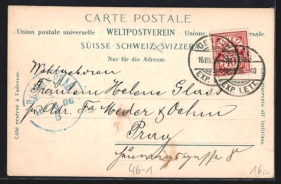 Ansichtskarten: AK Geneve, Place neuve, Strassenbahn – Gebraucht aus Berlin von bartko-reher 1