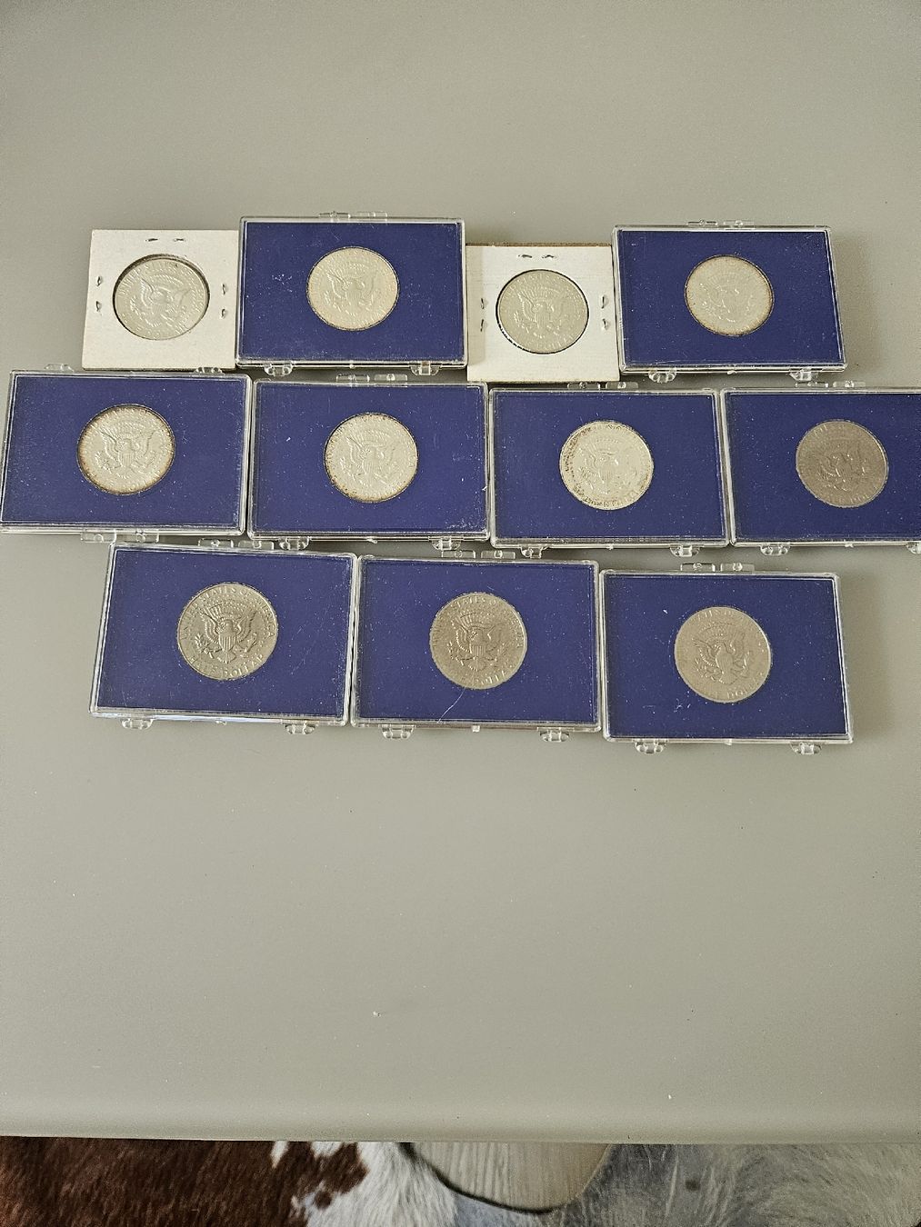 Alle Münzen: collection de 11 demi dollar Kennedy – Neu (gemäss Beschreibung) aus Cortaillod von lemaurice01 1