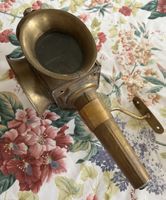 Antike Kutschenlampe aus massivem Messing ca. 1905