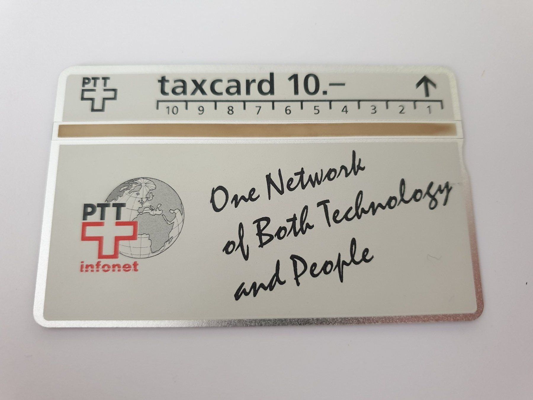 Schede telefoniche: PTT Infonet ungebr – Usato da Rain venduto da chesz