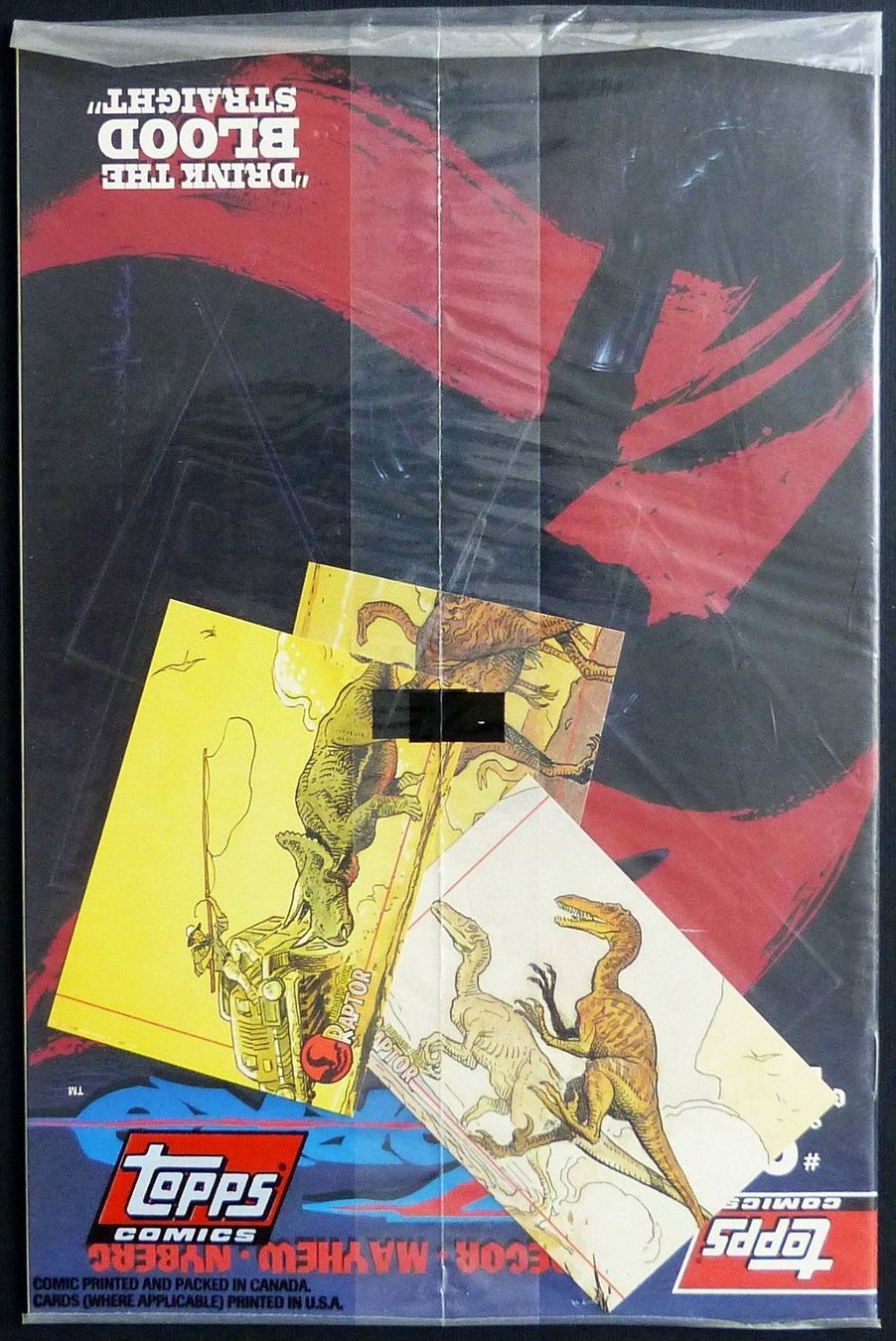JURASSIC PARK RAPTOR COMPLETE 2 BOOK STORY POLYBAGGED 1993 (Gebraucht ...