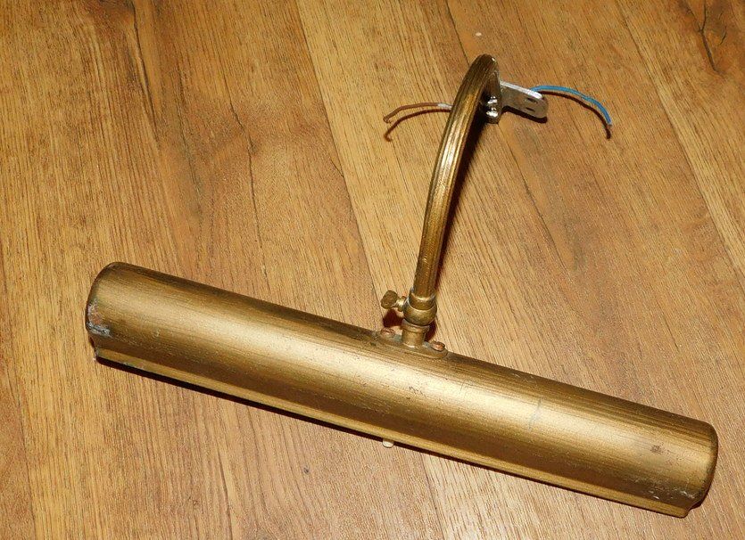 Lampade: Bilderlampe Vintage, Messing – Usato da Villnachern venduto da Niggo0