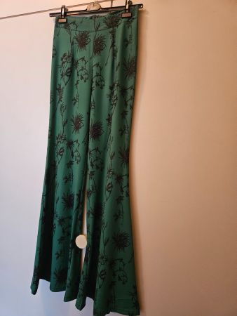 Pantaloni fantasia in poliestere XS Giulia N couture (nuovi)
