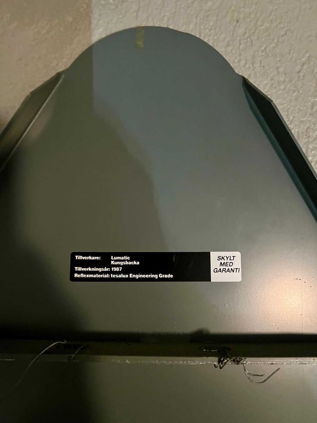 Insegne: Elchschild Schweden  Verkehrsschild Orginal – Usato da Cham venduto da Steinbock89 3