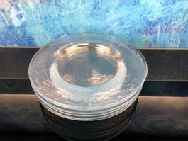 8 Siena Glasi Hergiswil Teller Geschirrset Glasteller