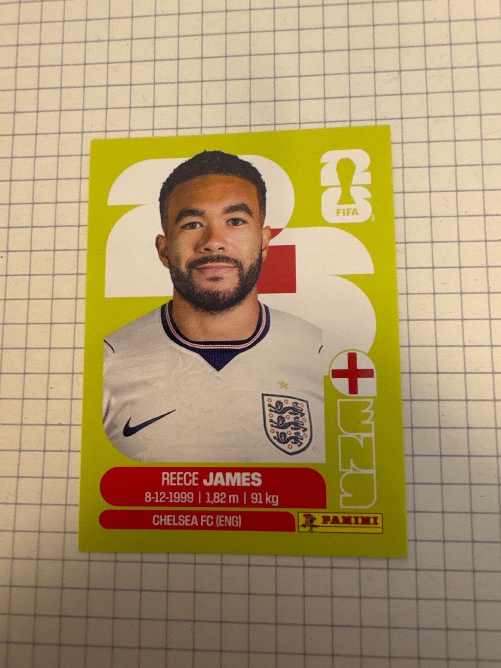 Panini Sammelbilder & Trading cards: Panini Sticker WM 2026, ENG 7 Reece James – Neu (gemäss Beschreibung) aus Winterthur von mathis-spielsteine