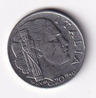 Italien 20 cent. 1940ss-vorz