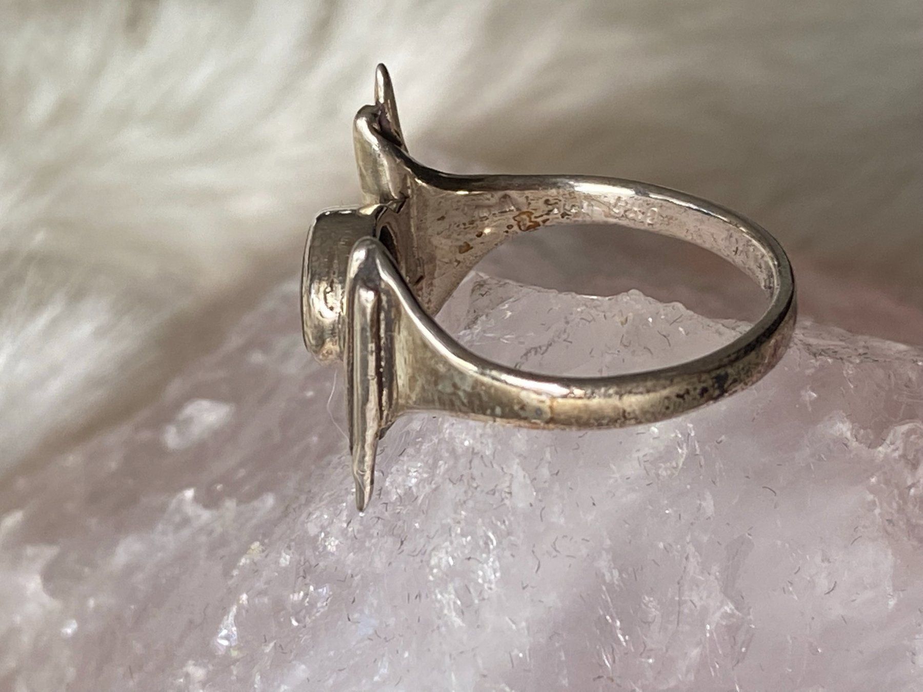 Bagues: Ring Silber 925 mit schwarzem Stein – D'occasion à Istighofen par Ringparadies 1