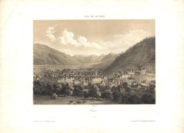 Chur Tonlithographie von Muller selten