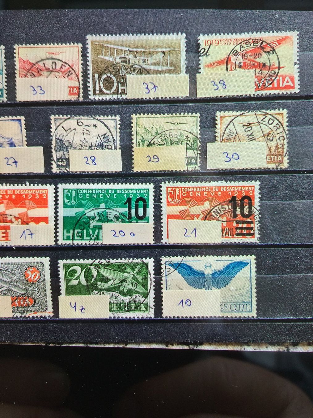 Alle Briefmarken: Briefmarken – Gebraucht aus Kilchberg ZH von APZ4BWM2 4