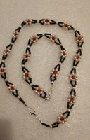 Collier et bracelet fleuri perlé - Élégant, fait main
