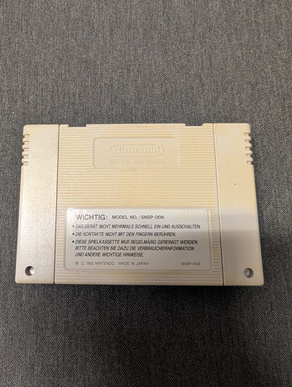 Spiele: Super strike eagle super Nintendo – Gebraucht aus Giubiasco von Ticinerd 1