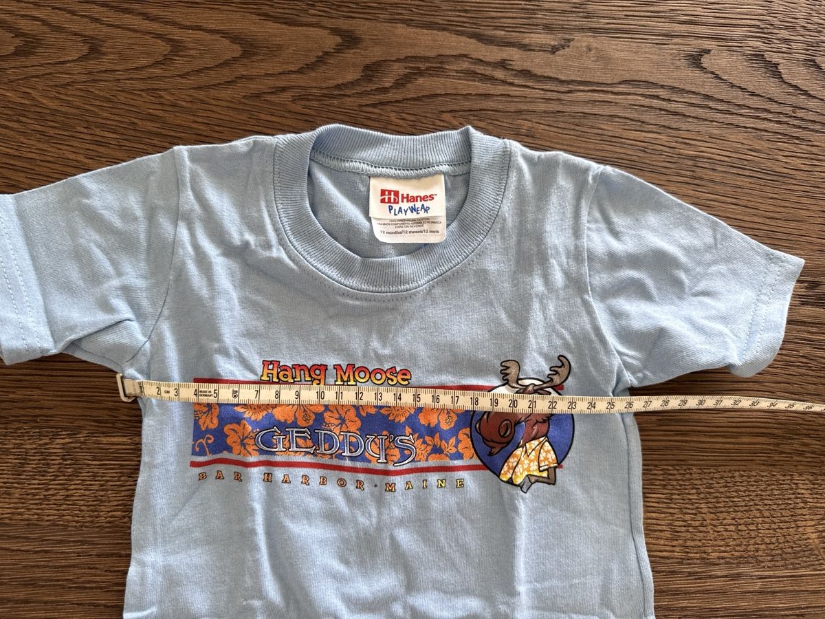 Camicie, Top & T-shirt: Baby Strampler hellblau Grösse 12 Monate Hanes – Nuovo (secondo la descrizione) da Thun venduto da tahari 2