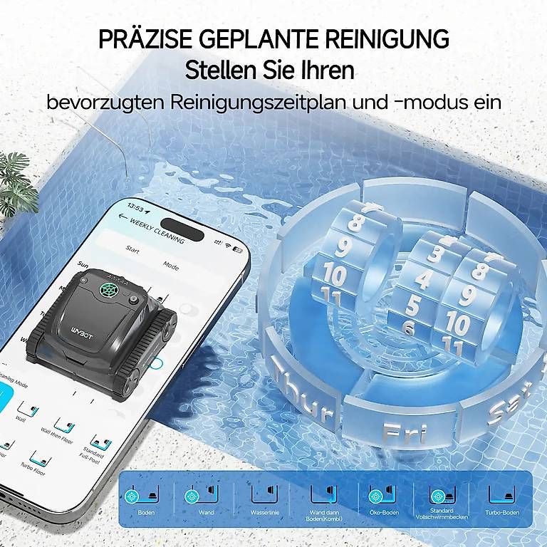 Accessori per Piscine: WYBOT S2 Solar Vision Roboter-Poolreiniger – Nuovo e nell'imballaggio originale da Malans GR venduto da BUYBEST-Schweiz 5