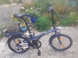 Btwin Tilt 500 Alu 6061 avec porte-baggages et sacoche-train